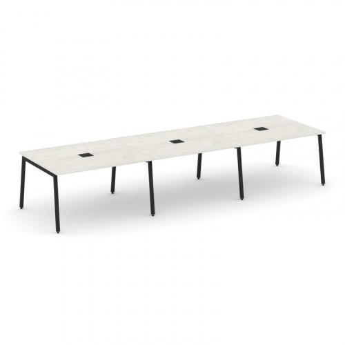 Style Project Стол переговорный SN-4A.SPRG-052 Дуб Табак/Металл Антрацит 3540*1180*750 фото 6 Style Project Стол переговорный SN-4A.SPRG-052 Дуб Табак/Металл Антрацит 3540*1180*750 фото 6