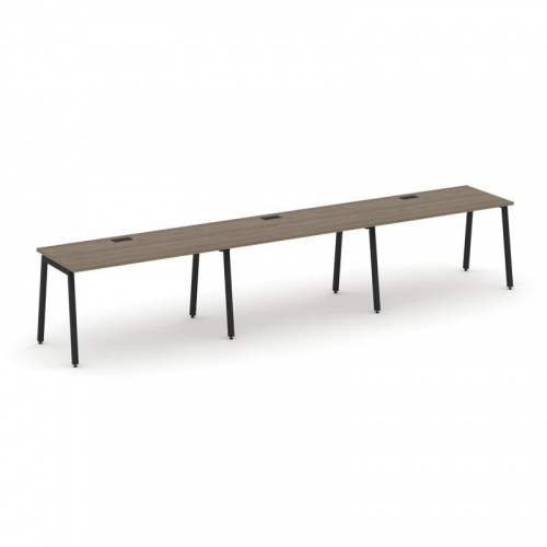 Style Project Рабочая станция 1 сторон. SN-4A.ORS-034 Тиквуд Светлый/Металл Антрацит 4740*600*750 фото 13