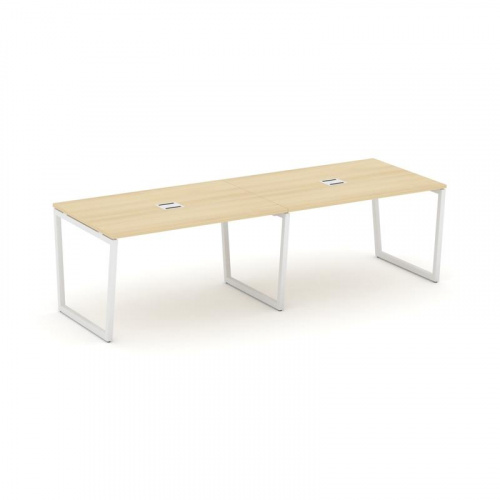 Style Project Стол переговорный SN-4T2.SPRG-014 Акация Лорка/Металл Антрацит/Заглушка Металл Антраци фото 21