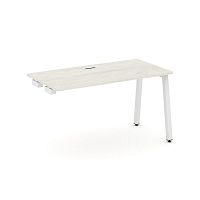 Style Project Стол-приставка к опор. элем. SN-5A.OPRS-024 Дуб Наварра/Металл Белый 1580*800*750