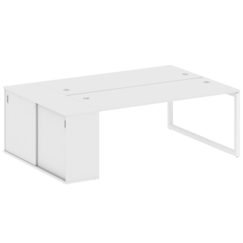 Бенч-система с шкафом-купе на О-обр. м/к Metal System Quattro 50БО.РС-СШК-1.5 фото 5