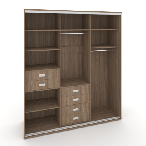 Корпус 3-х секционного шкафа высокого L=2669мм Maris SH.K3-8.1 K6 фото 6