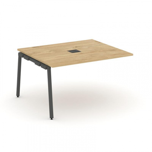 Style Project Проходной наб. элем. перег. стола SN-4A.NSPRG-032 Вяз Благородный/Металл Антрацит 1180