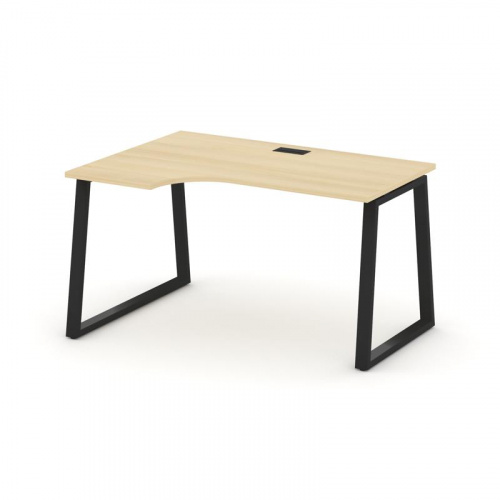 Style Project Стол рабочий эргоном. SN-6T1.SPA-021(L) Акация Лорка/Металл Антрацит/Заглушка Пластик фото 8