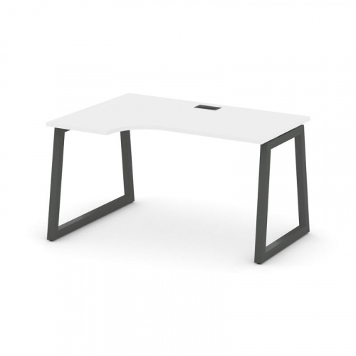 Style Project Стол рабочий эргоном. SN-5T1.SPA-022(L) Акация Лорка/Металл Антрацит/Заглушка Пластик фото 26