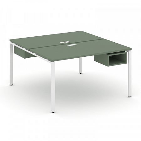 Бенч-система на 2 места с подвесными тумбами Concept CN.DRS-103