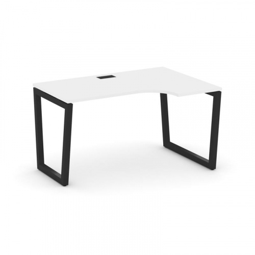 Style Project Стол рабочий эргоном. SN-5T2.SPA-011(R) Акация Лорка/Металл Антрацит/Заглушка Пластик фото 8