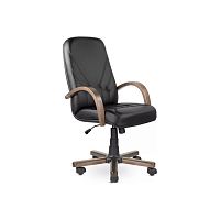 Кресло руководителя Комо (Дерево D8) (Экокожа)