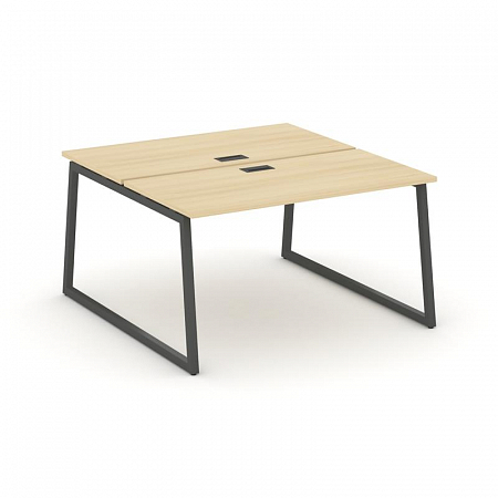 Style Project Рабочая станция 2-х сторон. SN-4T1.DRS-013 Акация Лорка/Металл Антрацит/Заглушка Пласт