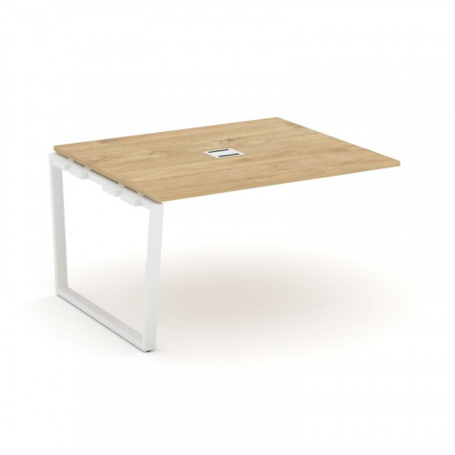 Style Project Проходной наб. элем. перег. стола SN-6T2.NSPRG-033 Акация Лорка/Металл Антрацит/Заглуш фото 3