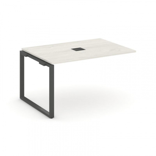 Style Project Проходной наб. элем. перег. стола SN-6O.NSPRG-002 Вяз Благородный/Металл Белый 1180*98 фото 18