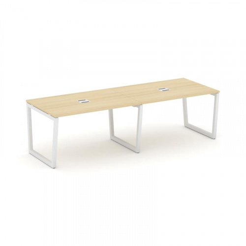 Style Project Стол переговорный SN-5T2.SPRG-014 Акация Лорка/Металл Антрацит/Заглушка Металл Антраци фото 21