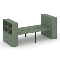 Бенч-система с опорными распашными шкафами Concept CN.DRS-273