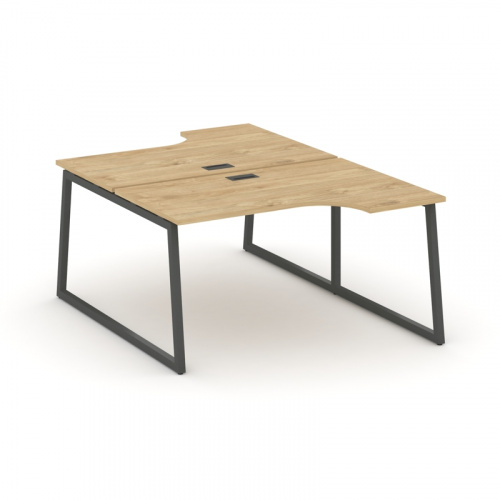 Style Project Рабочая станция эргоном. SN-4T1.DRPA-011 Акация Лорка/Металл Антрацит/Заглушка Пластик фото 12