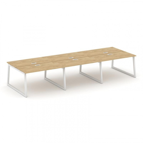 Style Project Рабочая станция 2-х сторон. SN-5T1.DRS-063 Акация Лорка/Металл Антрацит/Заглушка Пласт фото 3