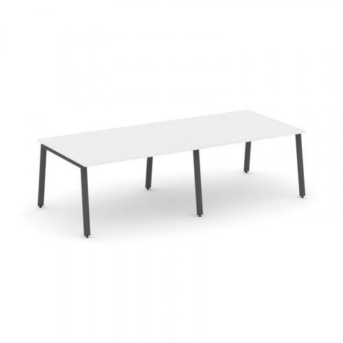 Style Project Стол переговорный SN-6A.SPRG-044.3 Дуб Наварра/Металл Белый 3160*1180*750 фото 17