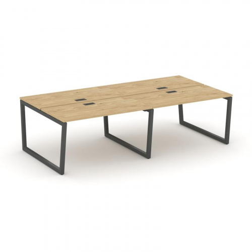 Style Project Рабочая станция 2-х сторон. SN-5T2.DRS-032 Акация Лорка/Металл Антрацит/Заглушка Пласт фото 22