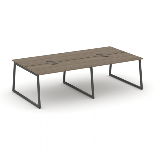 Style Project Рабочая станция 2-х сторон. SN-4T1.DRS-051 Акация Лорка/Металл Антрацит/Заглушка Пласт фото 12