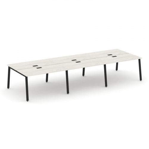 Style Project Рабочая станция 2-х сторон. SN-6A.DRS-073 Вяз Благородный/Металл Антрацит 4140*1432*75 фото 12