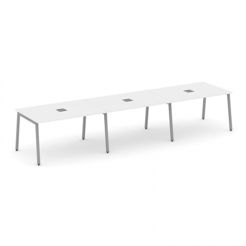 Style Project Стол переговорный SN-4A.SPRG-021 Тиквуд Светлый/Металл Антрацит 2940*980*750 фото 10