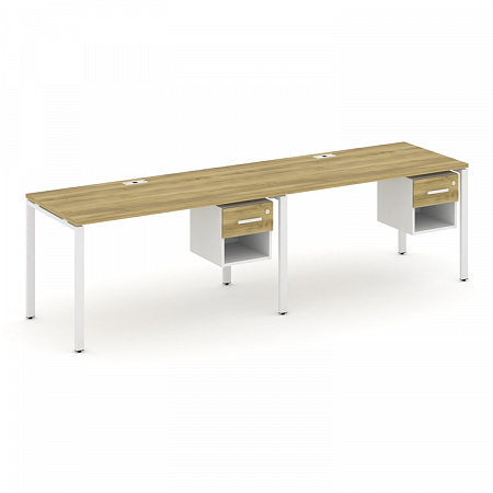 Бенч-система на 2 места с подвесными тумбами Concept CN.ORS-119