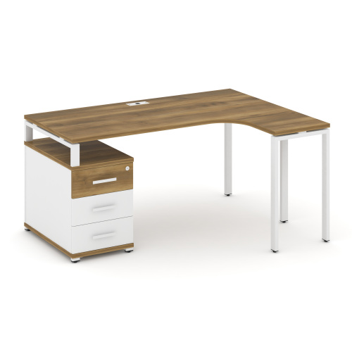 Стол эргономичный с опорной тумбой Concept CN.SA-303(R)