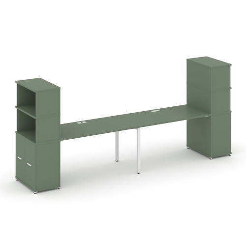 Бенч-система с опорными распашными шкафами Concept CN.ORS-232