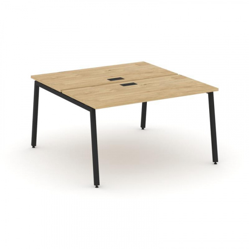 Style Project Рабочая станция 2-х сторон. SN-4A.DRS-013 Вяз Благородный/Металл Белый 1380*1432*750 фото 3