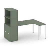 Стол эргономичный с опорным распашным шкафом Concept CN.SA-216(L)