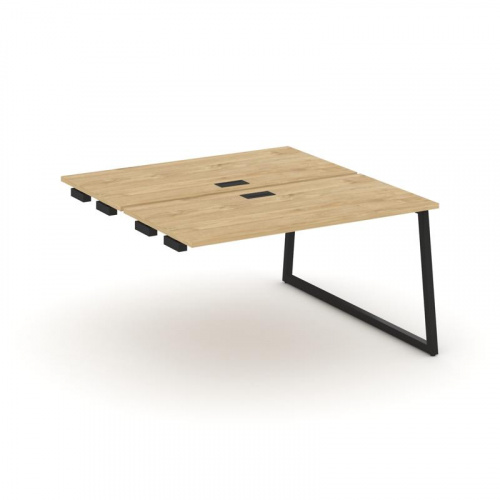 Style Project Стол-приставка к опор. элем. SN-4T1.DPRS-012 Акация Лорка/Металл Антрацит/Заглушка Пла