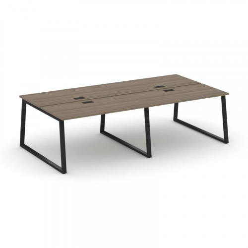 Style Project Рабочая станция 2-х сторон. SN-6T1.DRS-052 Акация Лорка/Металл Антрацит/Заглушка Пласт фото 8