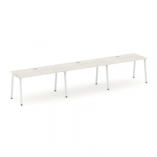 Style Project Рабочая станция 1 сторон. SN-4A.ORS-034 Тиквуд Светлый/Металл Антрацит 4740*600*750 фото 27