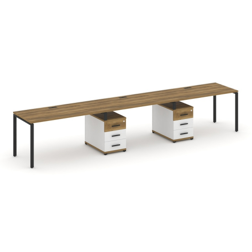 Бенч-система на 3 места с 2 опорными тумбами Concept CN.ORS-335 фото 7