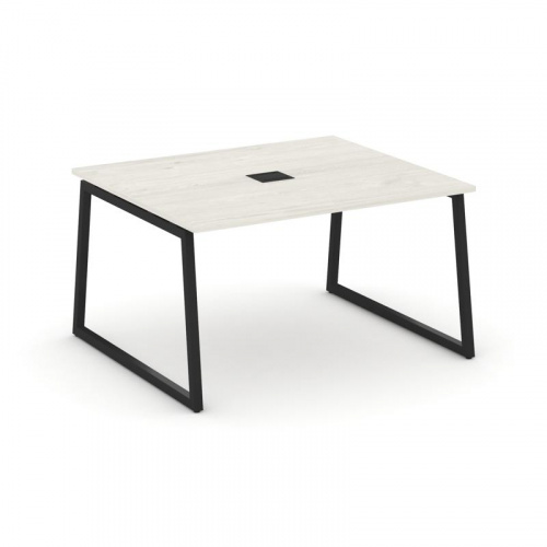 Style Project Стол переговорный SN-4T1.SPRG-032 Акация Лорка/Металл Антрацит/Заглушка Металл Антраци фото 5