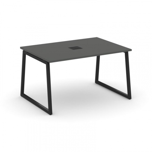 Style Project Стол переговорный SN-4T1.SPRG-002 Акация Лорка/Металл Антрацит/Заглушка Металл Антраци фото 6