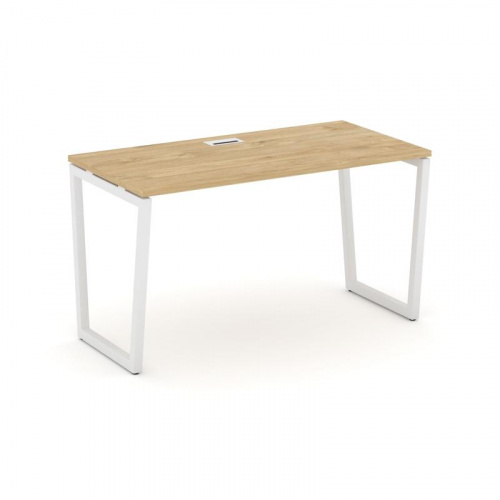 Style Project Стол письменный SN-4T2.SP-003 Акация Лорка/Металл Антрацит/Заглушка Пластик Черный 138 фото 3