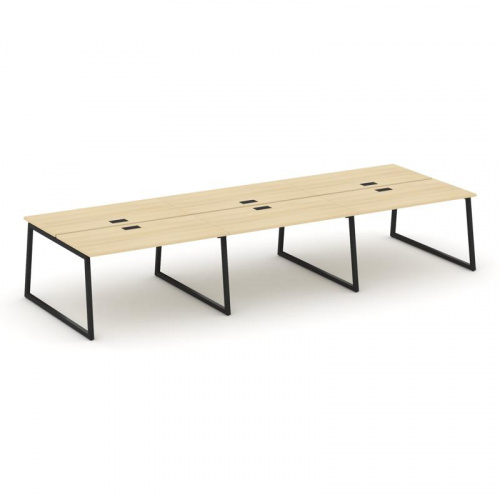 Style Project Рабочая станция 2-х сторон. SN-4T1.DRS-081 Акация Лорка/Металл Антрацит/Заглушка Пласт фото 25