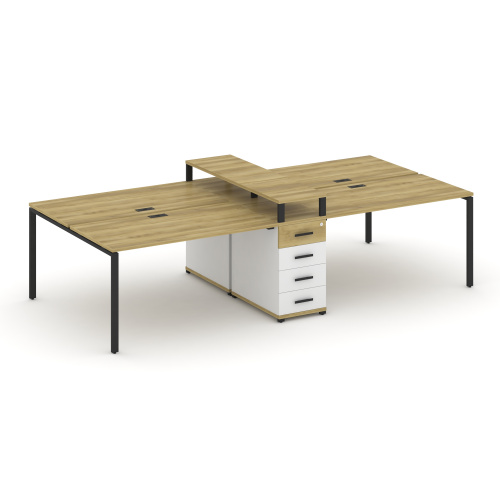 Бенч-система на 4 места с 1 опорной тумбой Concept CN.DRS-435 фото 6