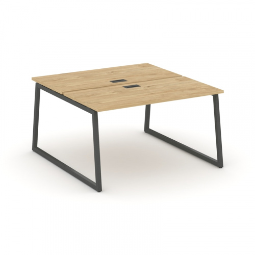 Style Project Рабочая станция 2-х сторон. SN-4T1.DRS-013 Акация Лорка/Металл Антрацит/Заглушка Пласт фото 11