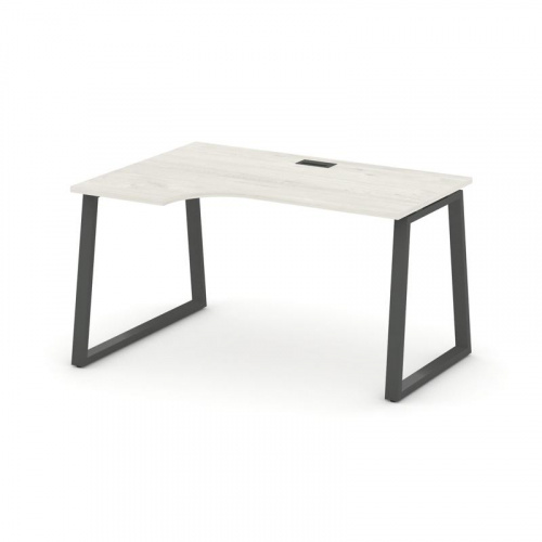 Style Project Стол рабочий эргоном. SN-6T1.SPA-021(L) Акация Лорка/Металл Антрацит/Заглушка Пластик фото 24