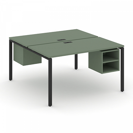 Бенч-система на 2 места с подвесными тумбами Concept CN.DRS-106