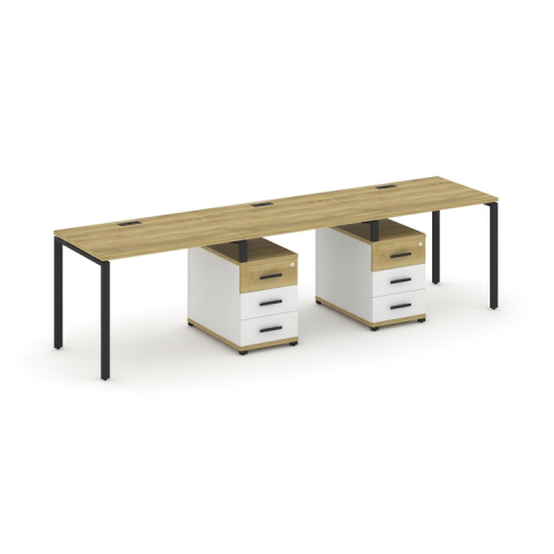 Бенч-система на 3 места с 2 опорными тумбами Concept CN.ORS-333 фото 6