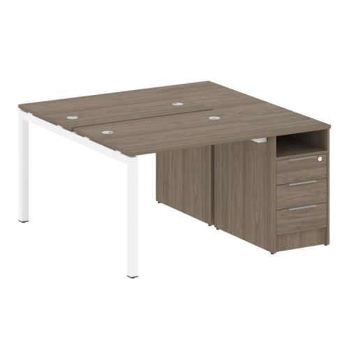 Бенч-система с тумбой на П-обр. м/к Metal System Quattro 50БП.РС-СТП-2.1 фото 2