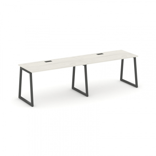 Style Project Рабочая станция 1 сторон. SN-4T1.ORS-014 Акация Лорка/Металл Антрацит/Заглушка Пластик фото 9