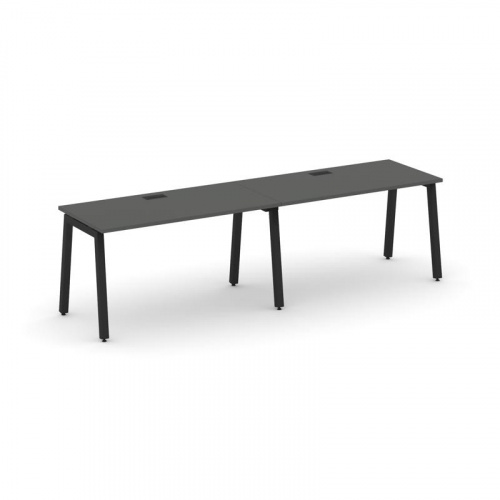 Style Project Рабочая станция 1 сторон. SN-5A.ORS-001 Тиквуд Светлый/Металл Антрацит 1960*600*750 фото 13