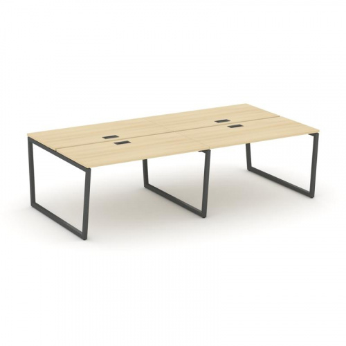 Style Project Рабочая станция 2-х сторон. SN-4T2.DRS-053 Акация Лорка/Металл Антрацит/Заглушка Пласт фото 28