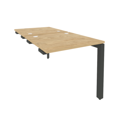 Стол-приставка двойной на П-обр. м/к Оникс O.MP-D.SPR-0.8