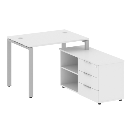 Бенч-система с тумбой на П-обр. м/к Metal System БП.РС-СТС-2.1 (R)