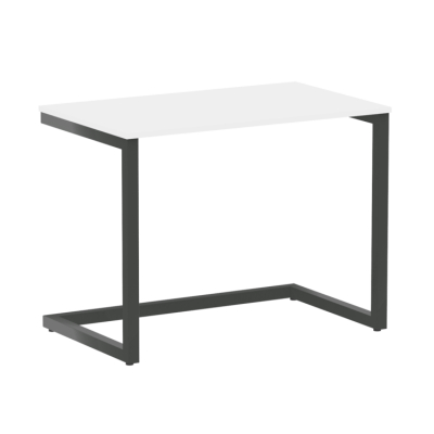 Home Office Стол письменный VR.SP-2-98 Белый Бриллиант/Металл Антрацит 980*600*750