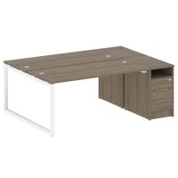 Бенч-система с тумбой на О-обр. м/к Metal System Quattro 50БО.РС-СТП-2.4